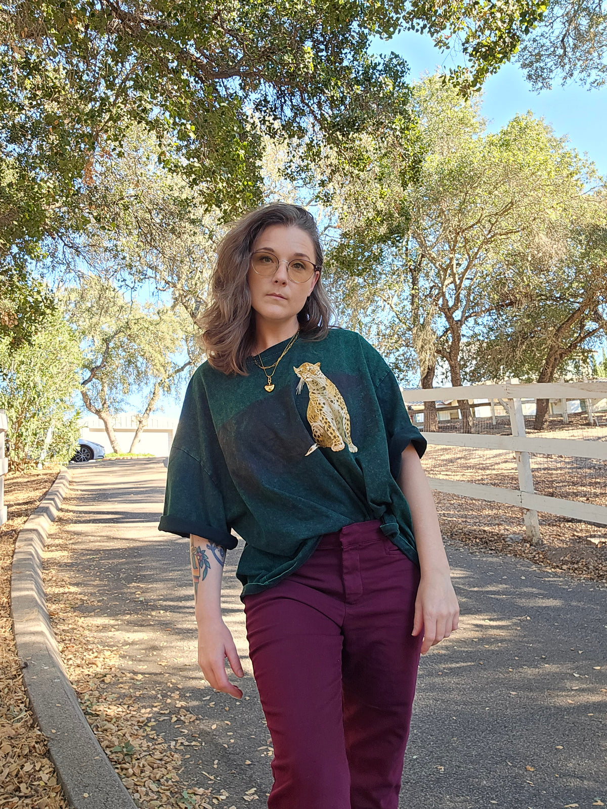Jaguar - Unisex Mineral Wash Boxy T-Shirt