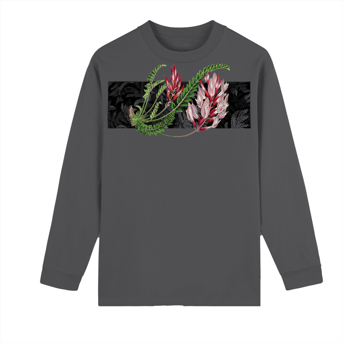 Fern - Crew Neck Drop Shoulder Long Sleeve Shirt