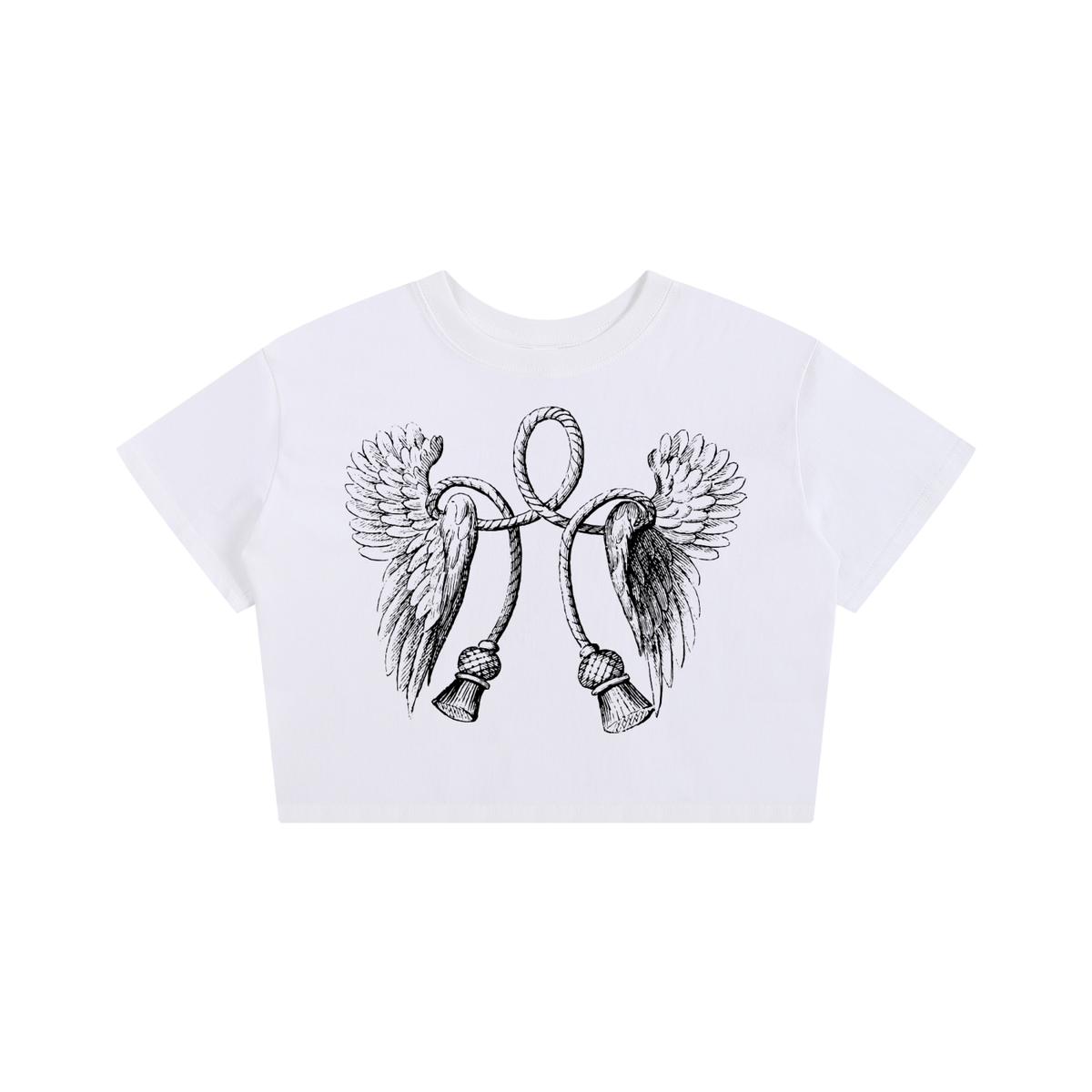 Roped Wings - Baby Tee Seamless T-Shirt - 200 GSM