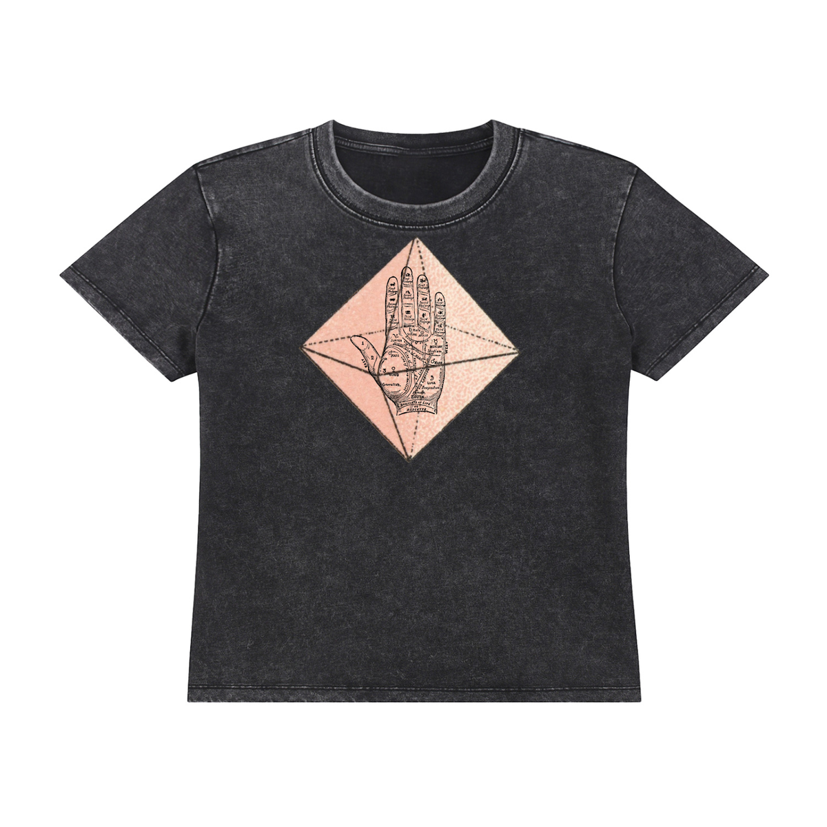 Palmistry - Vintage Wash Drop Shoulder T-shirt