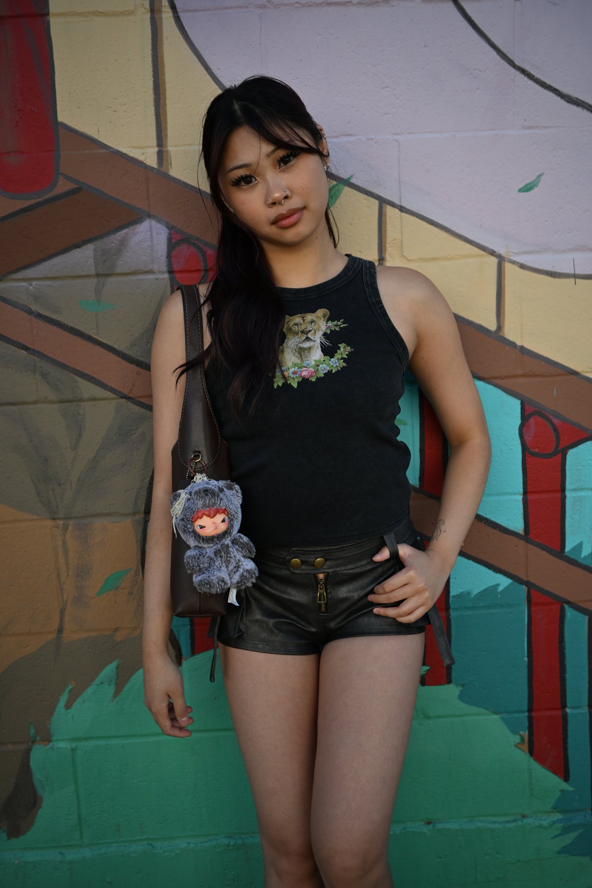 Portrait of a Queen - Snow Washed Tank Top