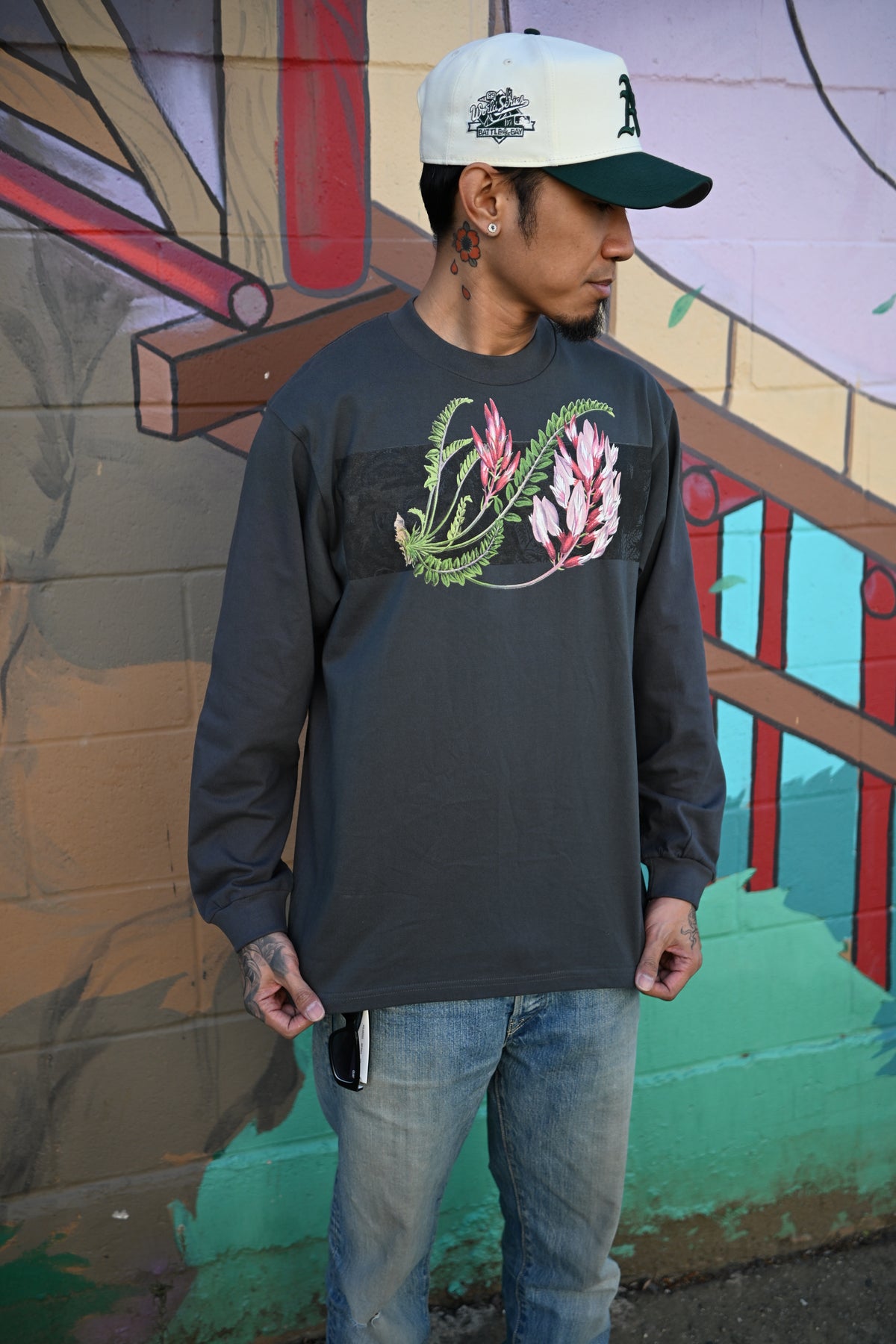 Fern - Crew Neck Drop Shoulder Long Sleeve Shirt