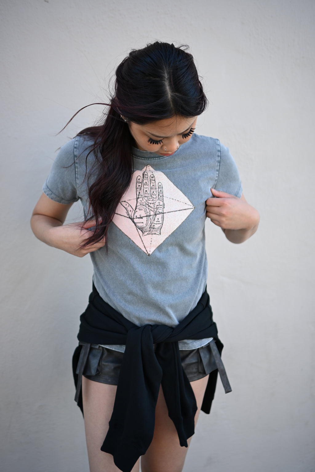 Palmistry - Vintage Wash Drop Shoulder T-shirt