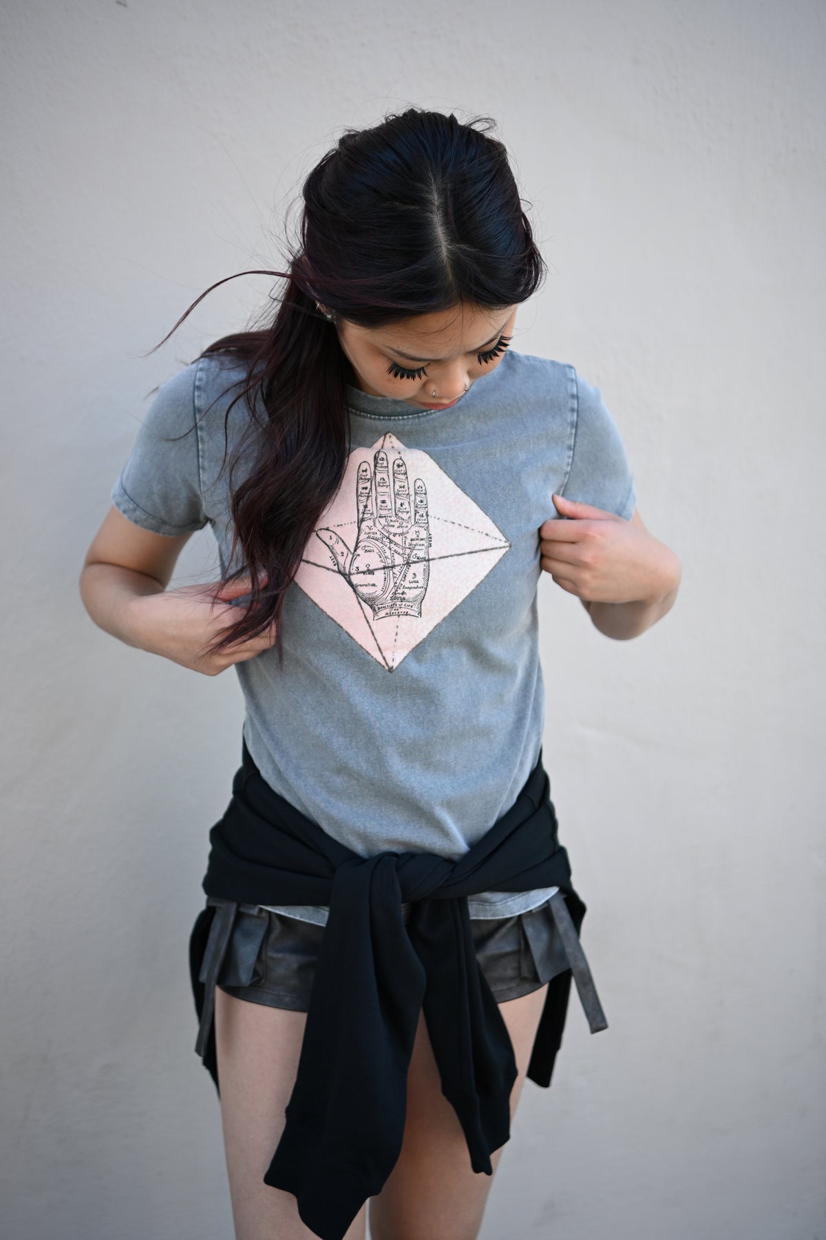 Palmistry - Vintage Wash Drop Shoulder T-shirt