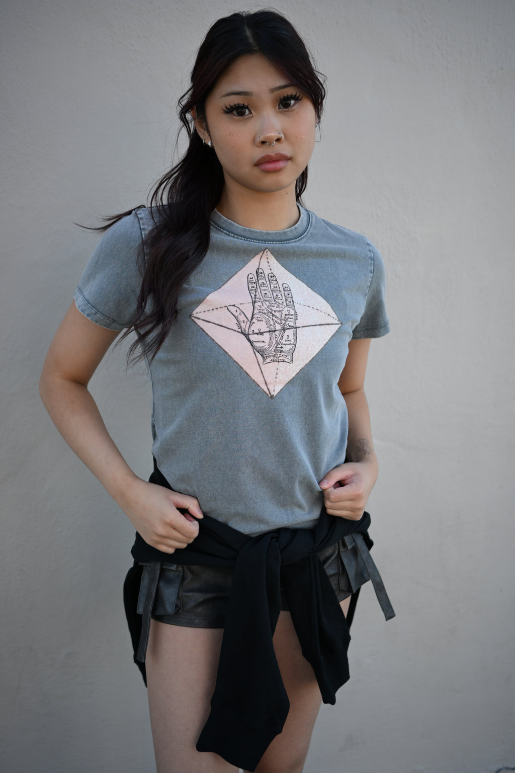 Palmistry - Vintage Wash Drop Shoulder T-shirt