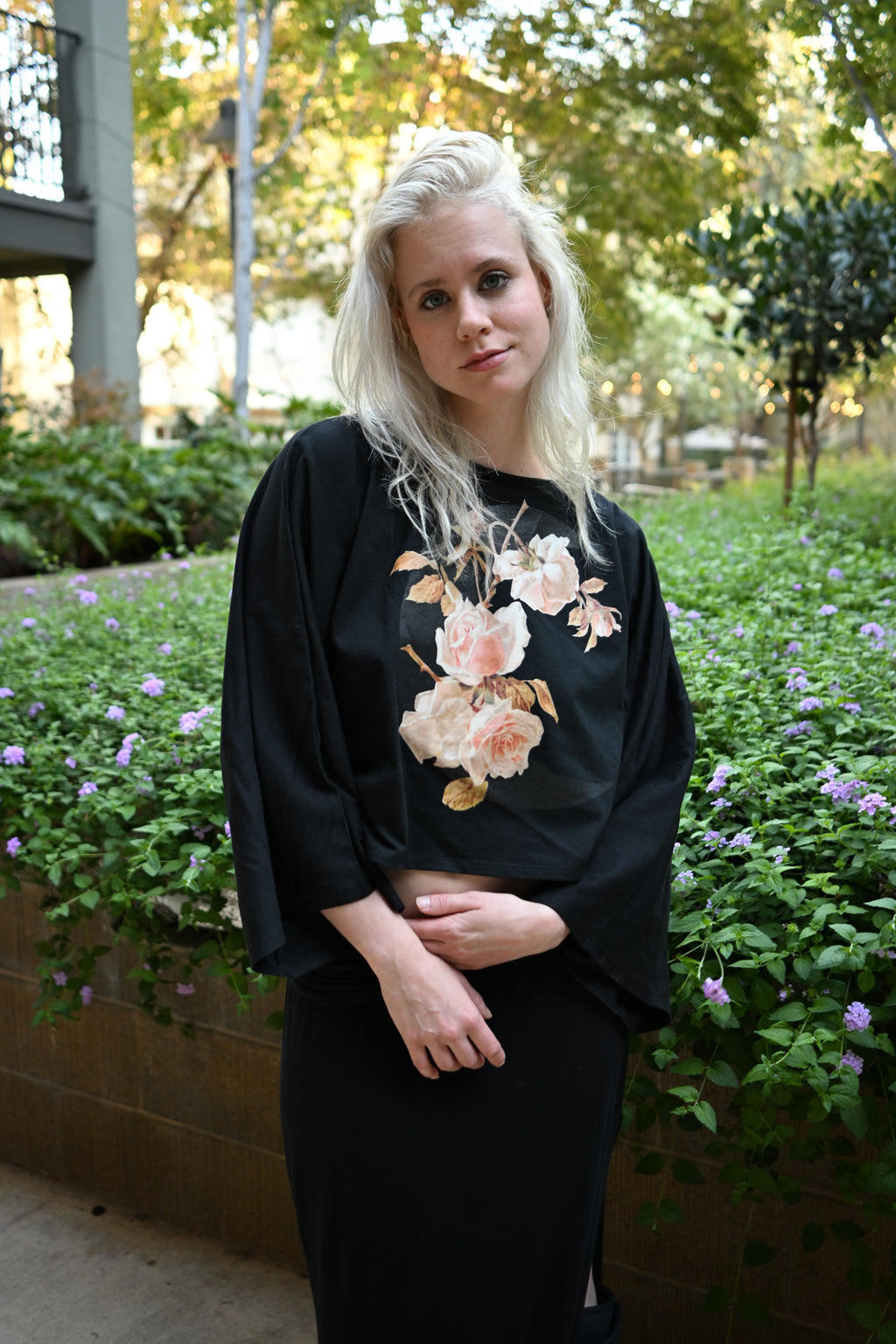 Crescent Rose - Women's Boxy Batwing Sleeve T-Shirt