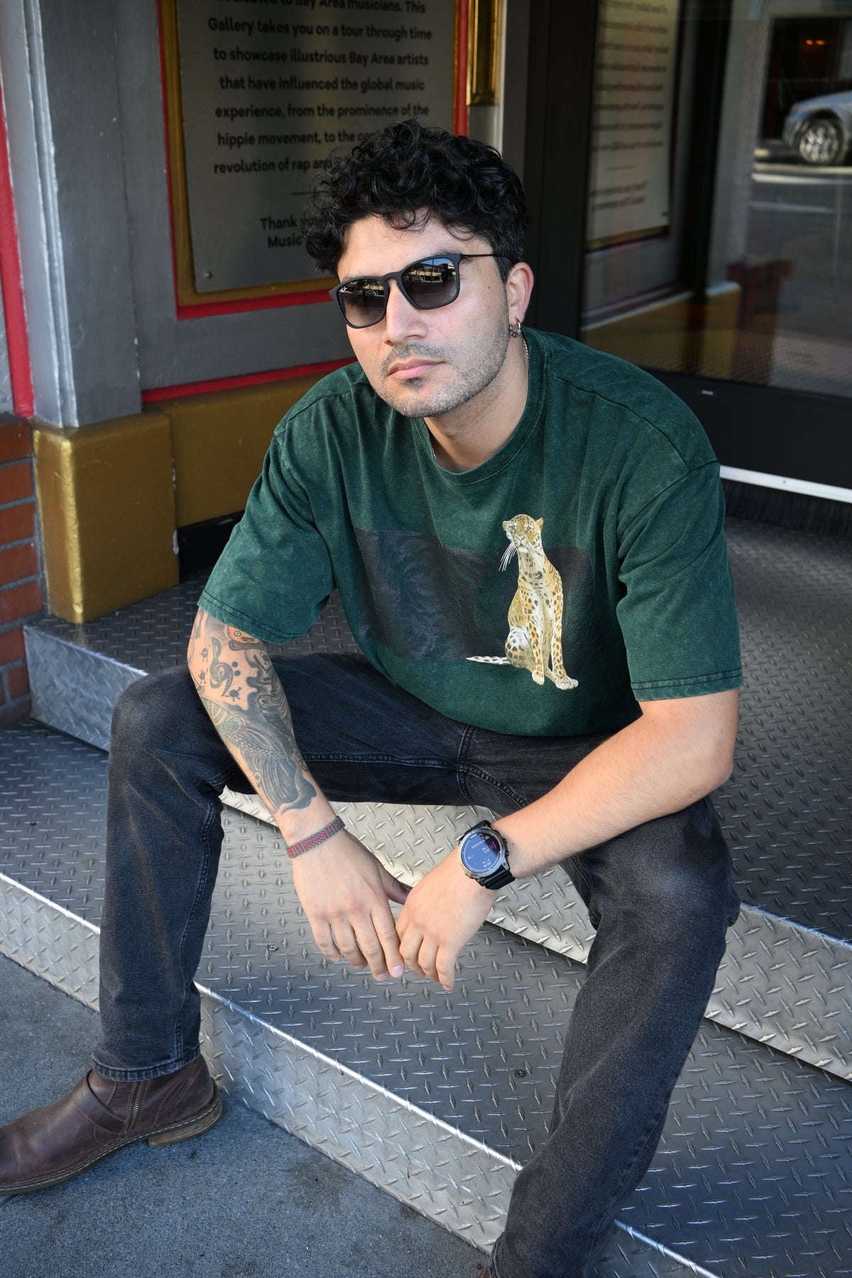 Jaguar - Unisex Mineral Wash Boxy T-Shirt
