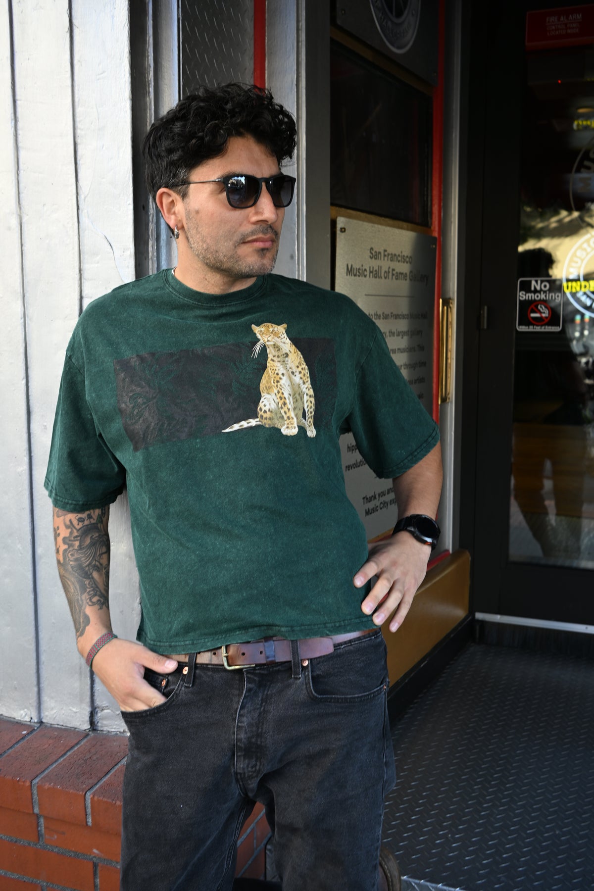Jaguar - Unisex Mineral Wash Boxy T-Shirt