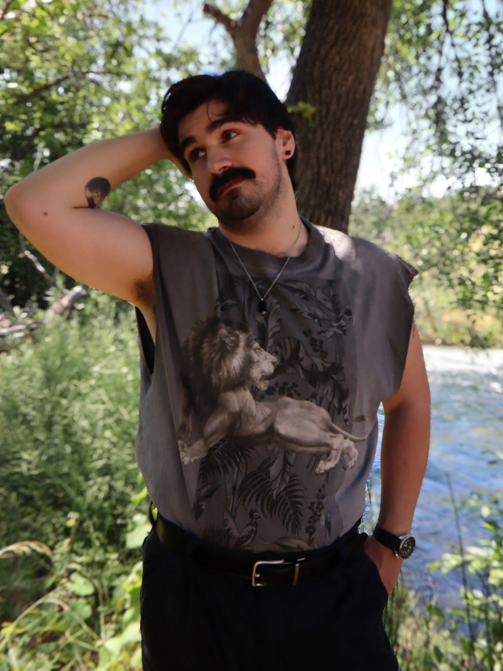Lion Lion - Reverse Washed Tank Top