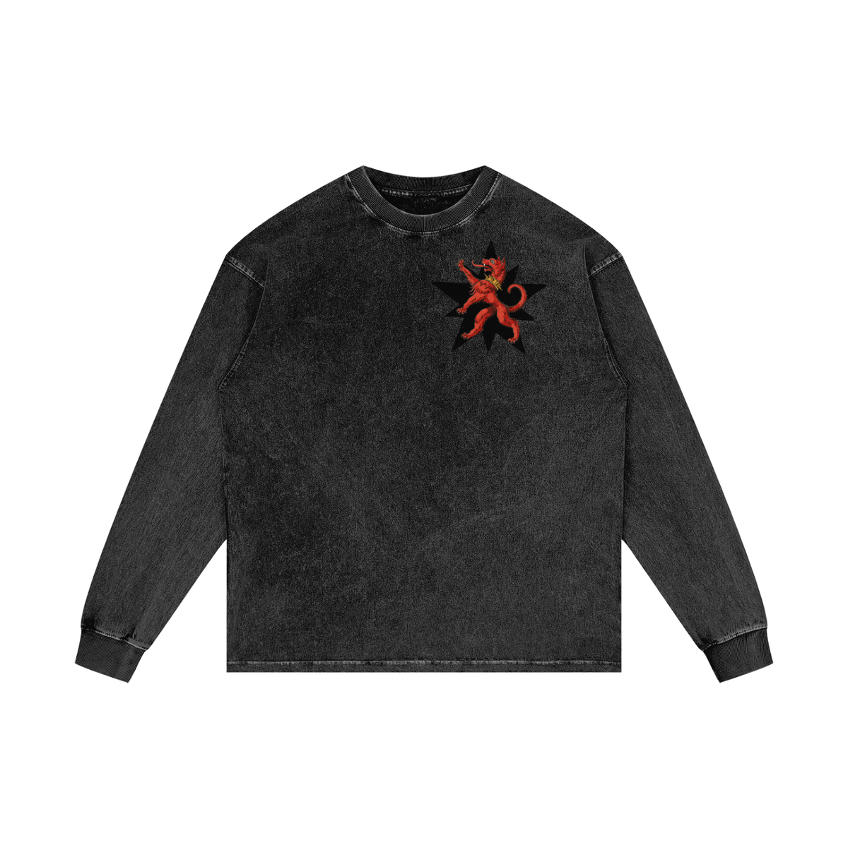 That Dog In Me - Acid Wash Oversize Long Sleeve T-Shirt