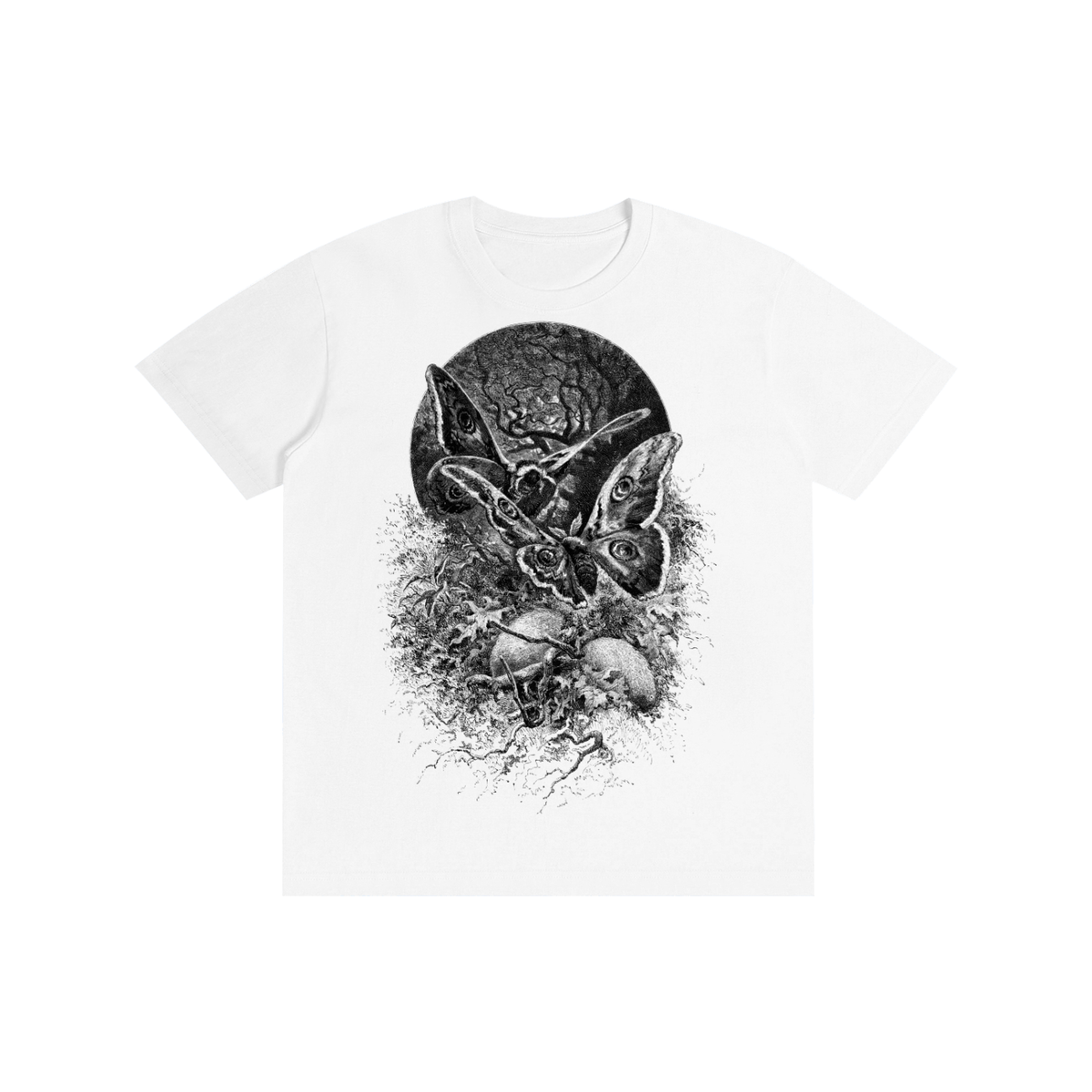 Night Moths - Pure Cotton Unisex T-Shirt